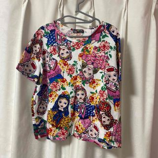 ザラ(ZARA)のZARA プリント　Tシャツ(Tシャツ(半袖/袖なし))