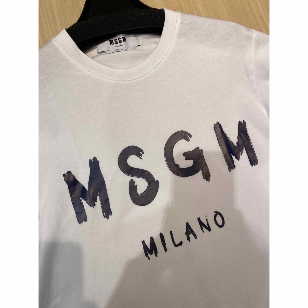 ✳︎ MSGM ✳︎ 美品‼︎ Tシャツ 白 ホワイト ロゴ レディース