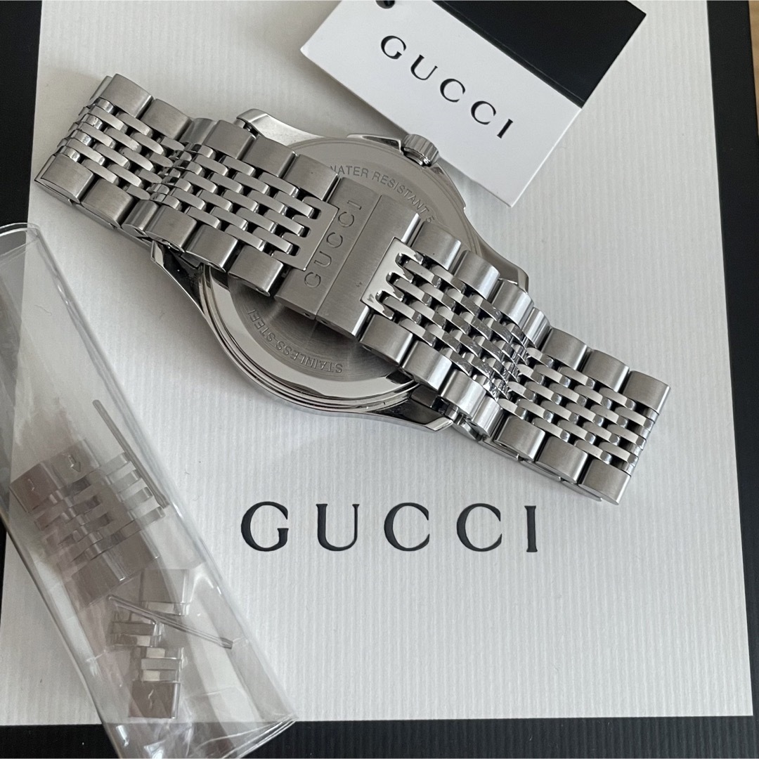 Gucci - 新品同様 極美品 グッチ 腕時計 Gタイムレス グリーン メンズ