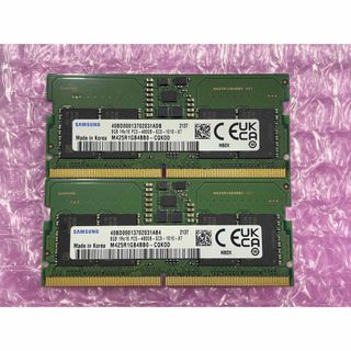 SAMSUNG PC5 4800 8GB×2（16GB）DDR5 SO-DIMM(PCパーツ)