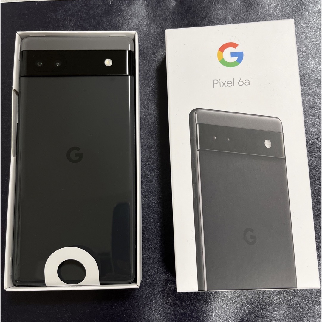 Google Pixel(グーグルピクセル)のGoogle Pixel6a チャコール 黒 本体 未使用 グーグル ピクセル スマホ/家電/カメラのスマートフォン/携帯電話(スマートフォン本体)の商品写真