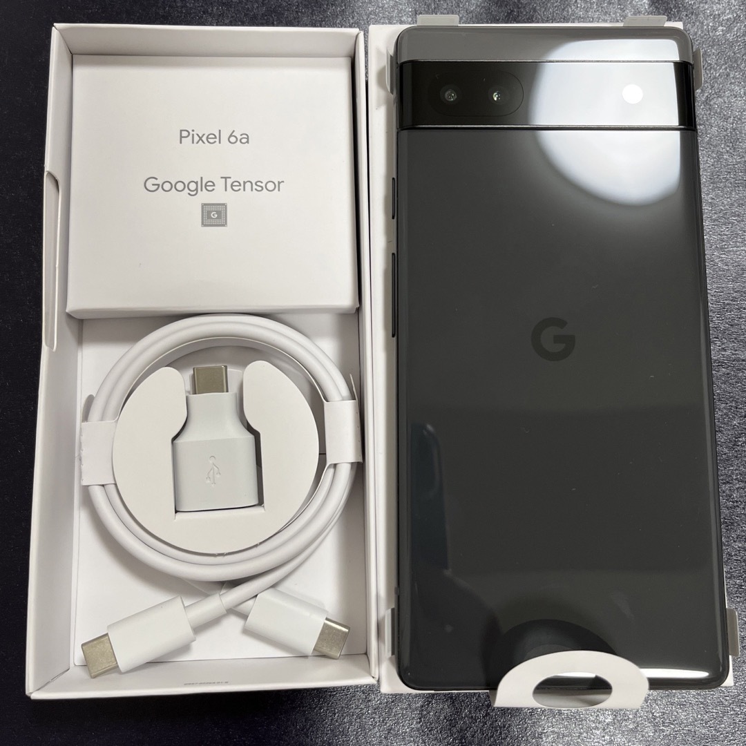 Google Pixel6a チャコール 黒 本体 未使用 グーグル ピクセル