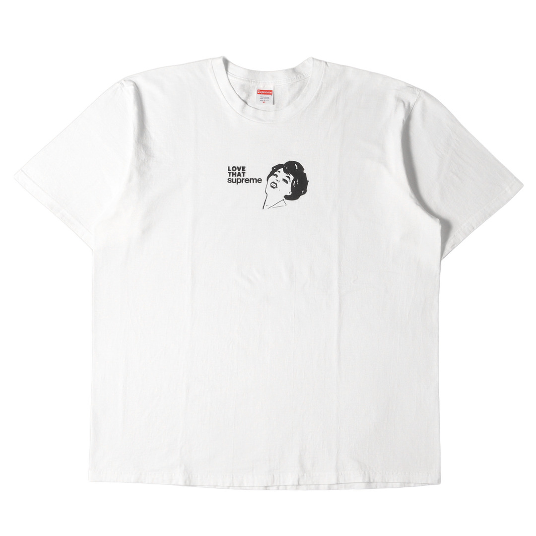 トップスSupreme シュプリーム Tシャツ サイズ:XL 22SS レディー グラフィック クルーネック Tシャツ Love That Tee ホワイト 白 トップス カットソー 半袖 【メンズ】