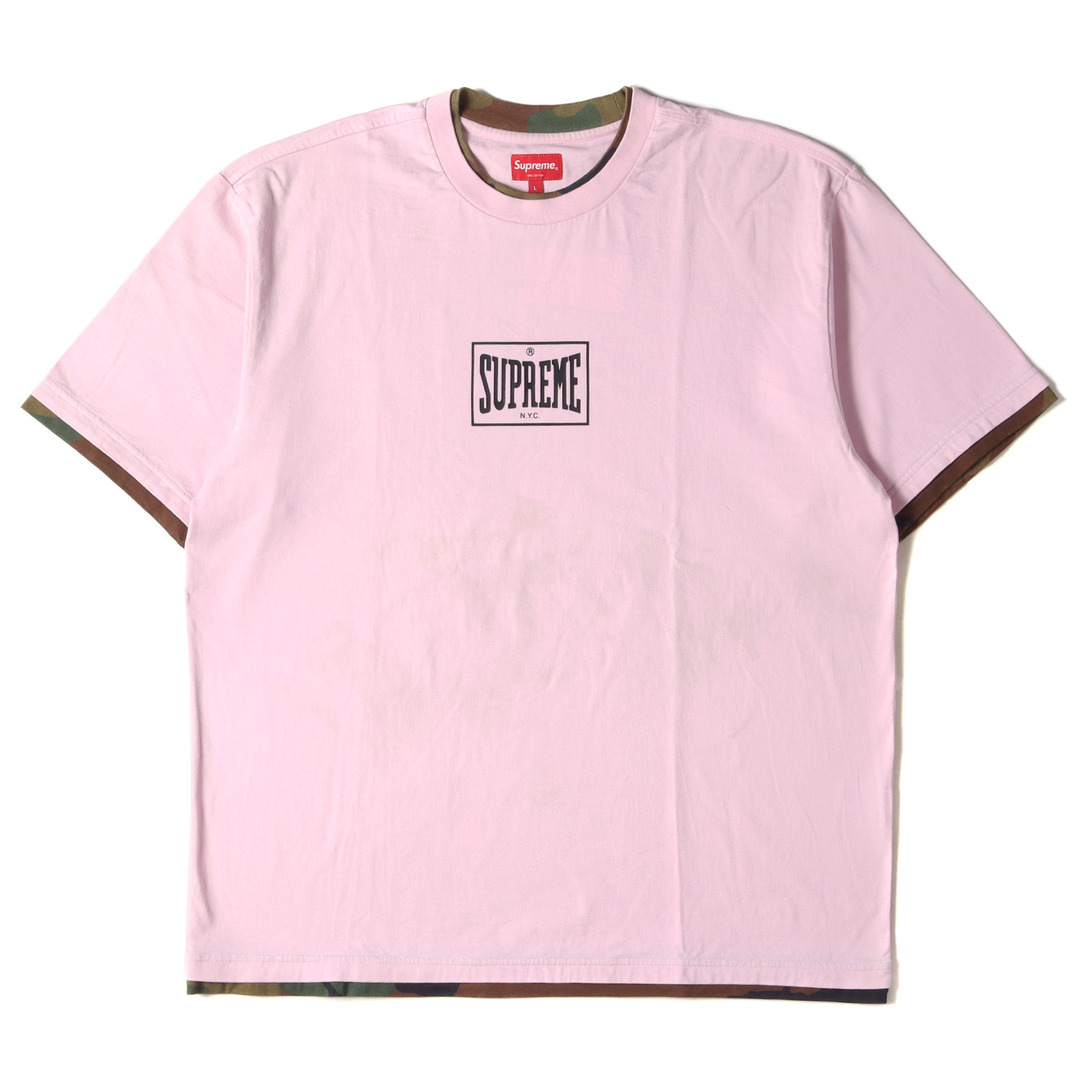 L supreme Tシャツ