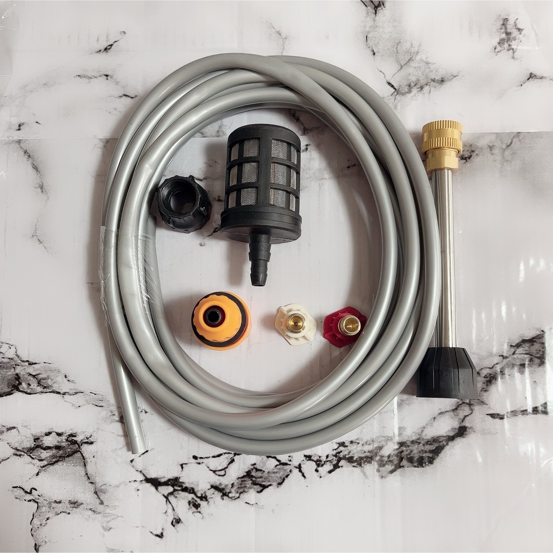 ⭐️高圧洗浄機⭐️充電式 コードレス ハンディウォッシャー 60分連続稼働 自動車/バイクの自動車(洗車・リペア用品)の商品写真