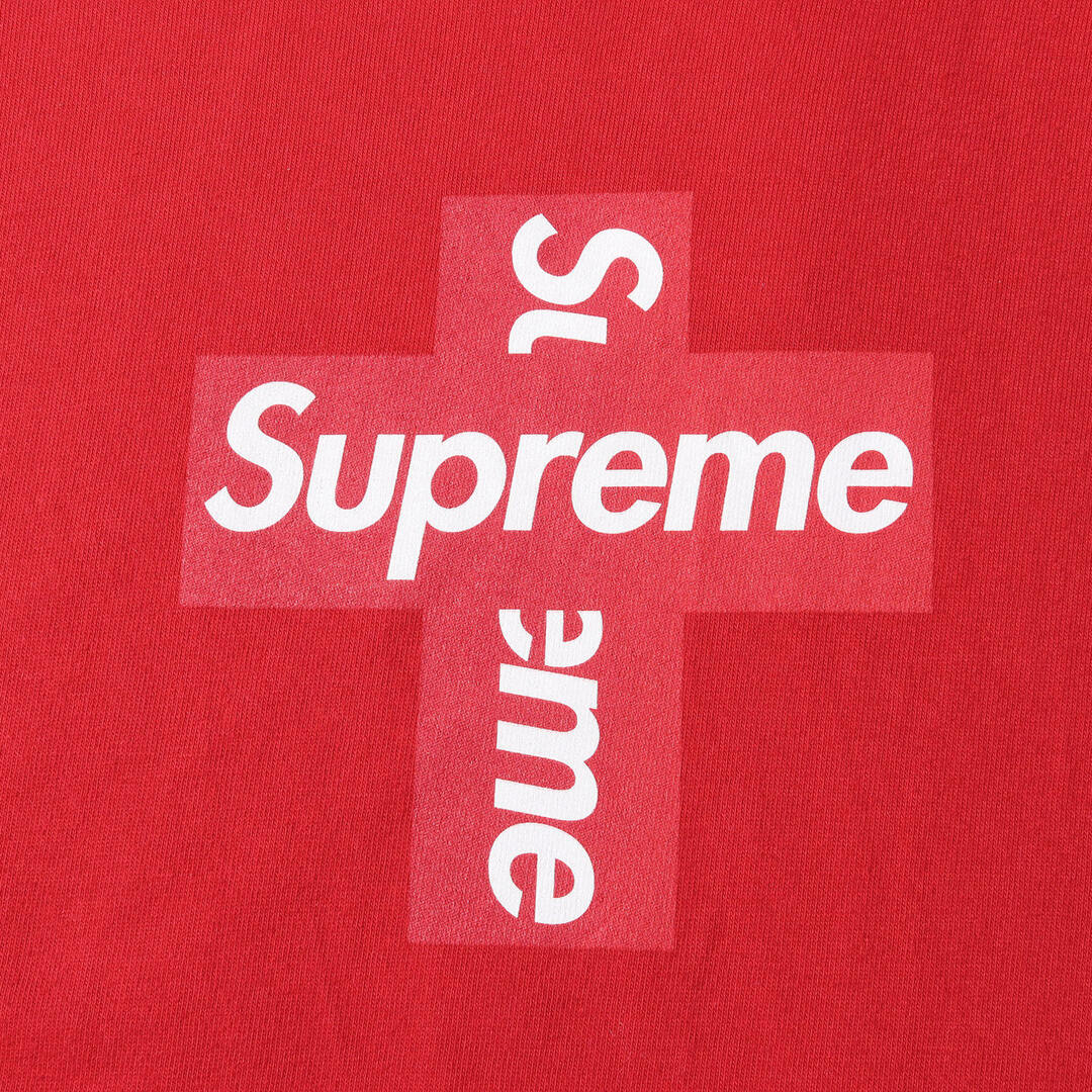 Supreme Cross Box Logo Tee レッド