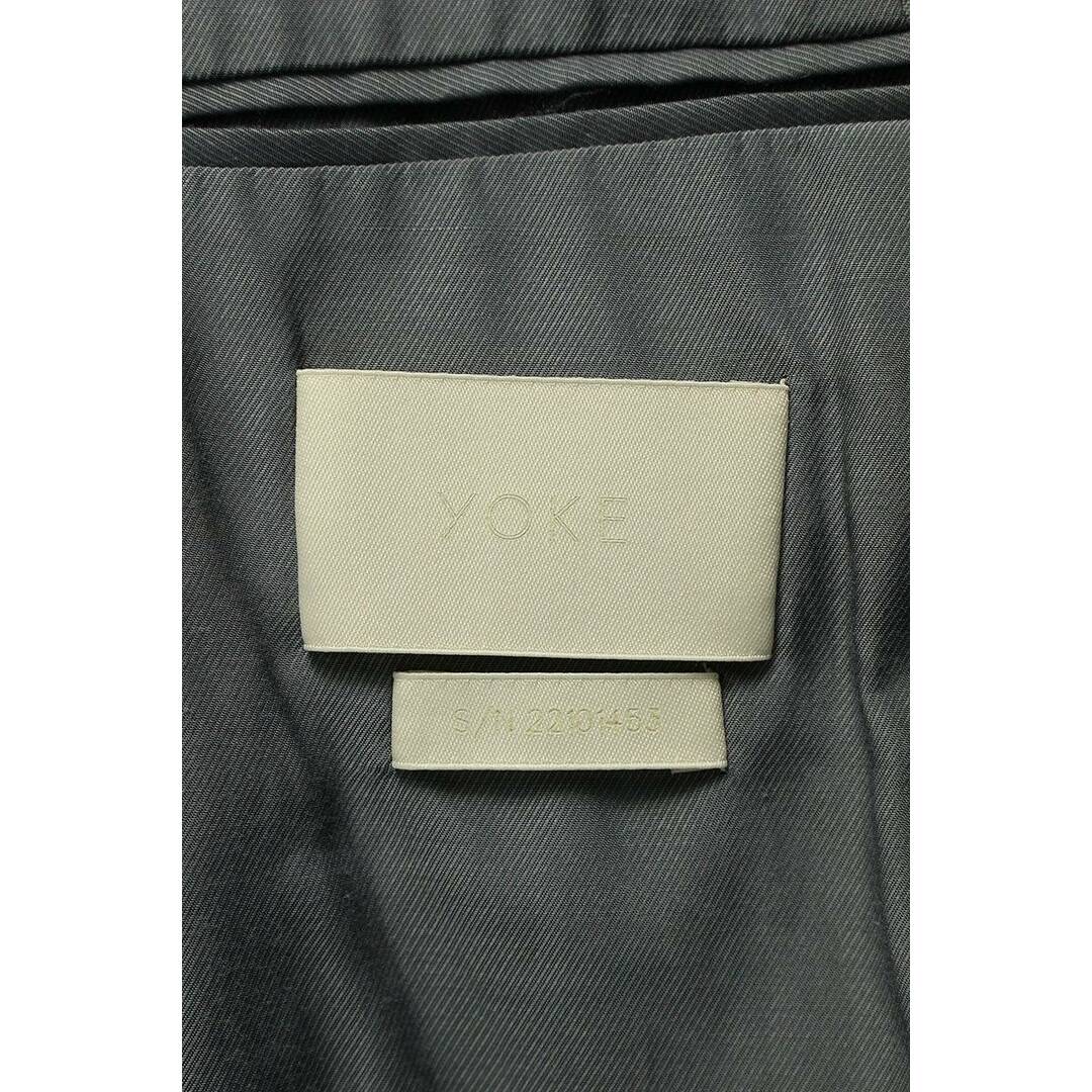 YOKE 22SS COVERED COLLARLESS JACKET