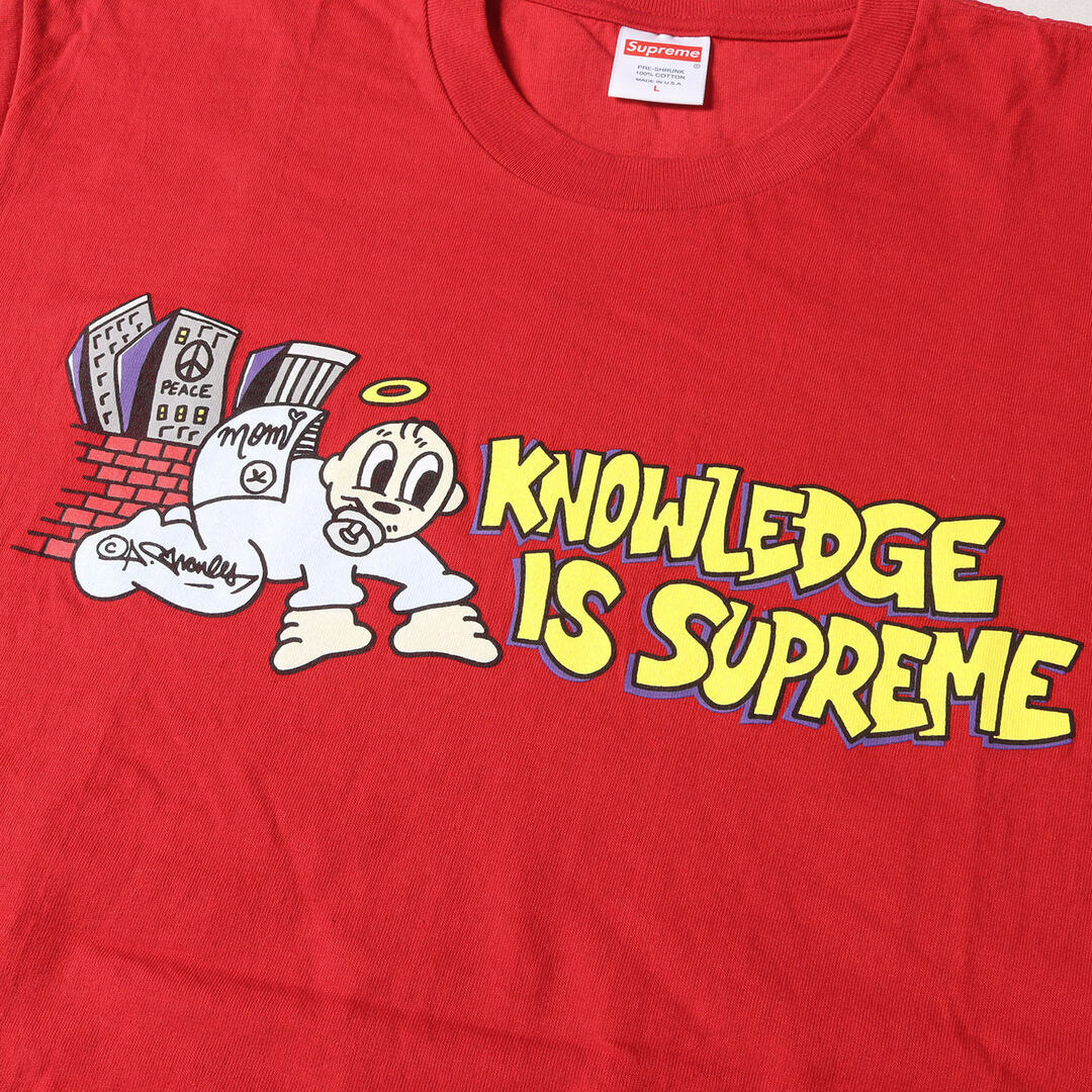 SUPREME KNOWLEDGE TシャツLサイズシュプリーム