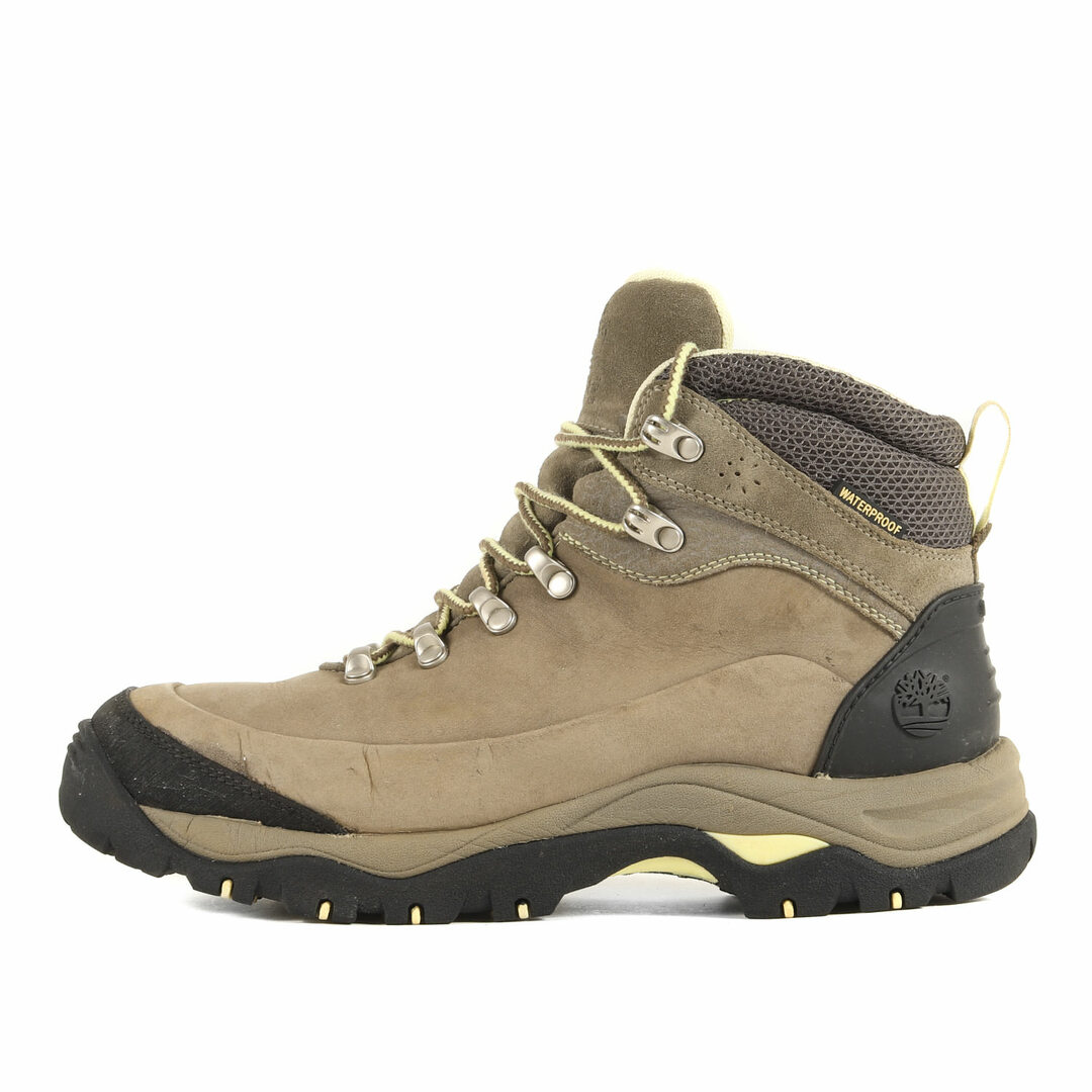 Timberland ティンバーランド サイズ:25.5cm ウォーター プルーフ トレッキング ブーツ WOMENS シューズ ハイキング  ダークベージュ US8.5W シューズ 靴 ブランド 【レディース】【中古】 | フリマアプリ ラクマ