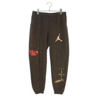 NIKE ナイキ ×TRAVISS SCOTT JORDAN BRAND M J TS FLC PANT ARCHAEO トラヴィススコット ジョーダンブランド フリーススウェットパンツ DO4097-256 ブラウン