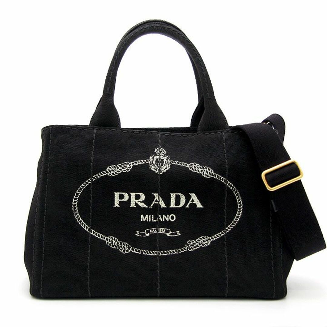 美品❤️PRADA カナパ　2way トートバッグ　BLACK