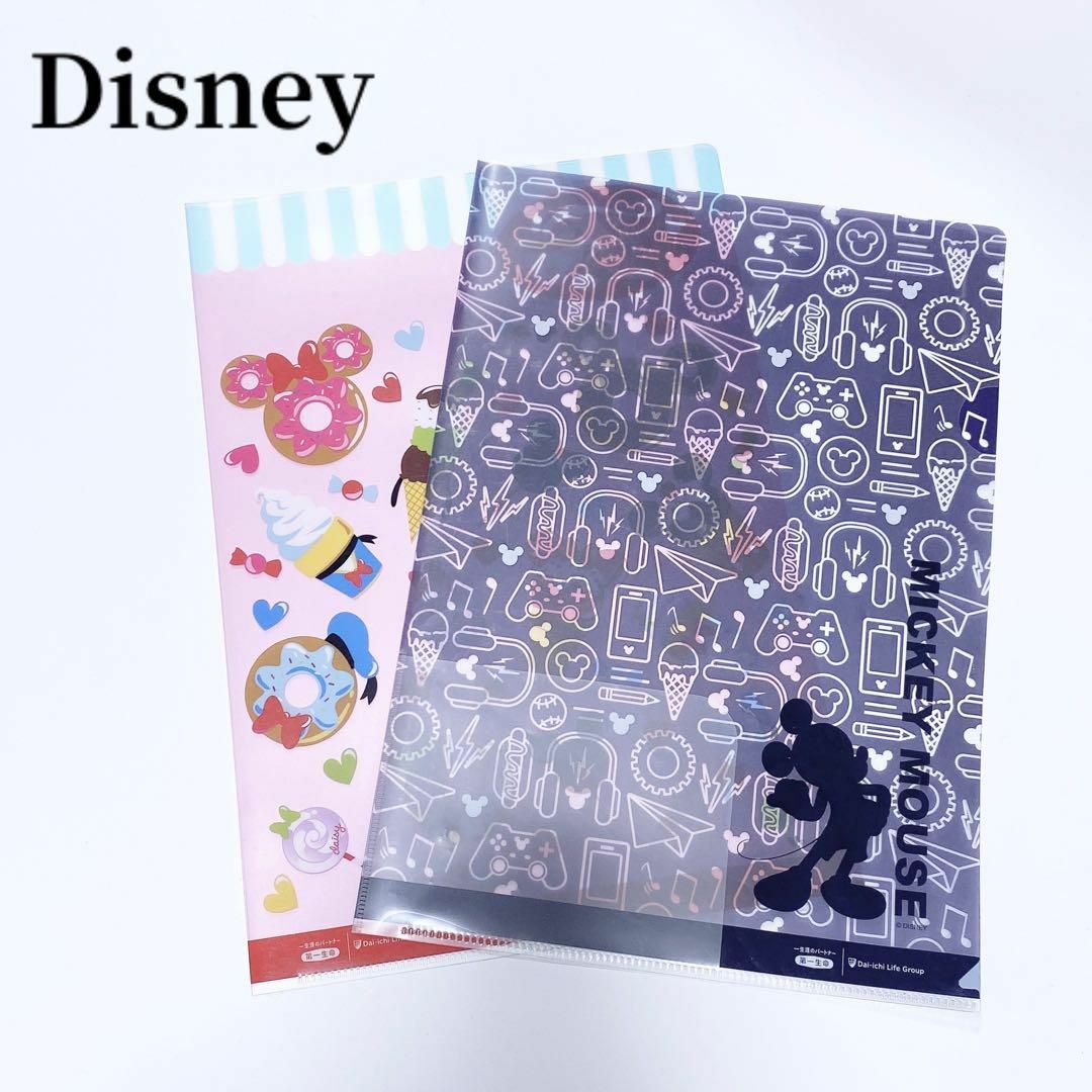 Disney(ディズニー)の第一生命限定ディズニーA4クリアファイルミッキーミニー特典商品筆記用具ファイル インテリア/住まい/日用品の文房具(ファイル/バインダー)の商品写真