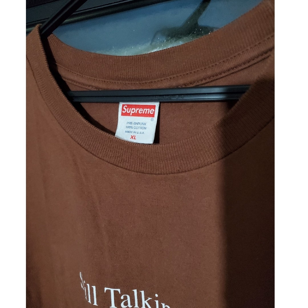 Supreme(シュプリーム)のSupreme Still Talking Tee "Brown" メンズのトップス(Tシャツ/カットソー(半袖/袖なし))の商品写真