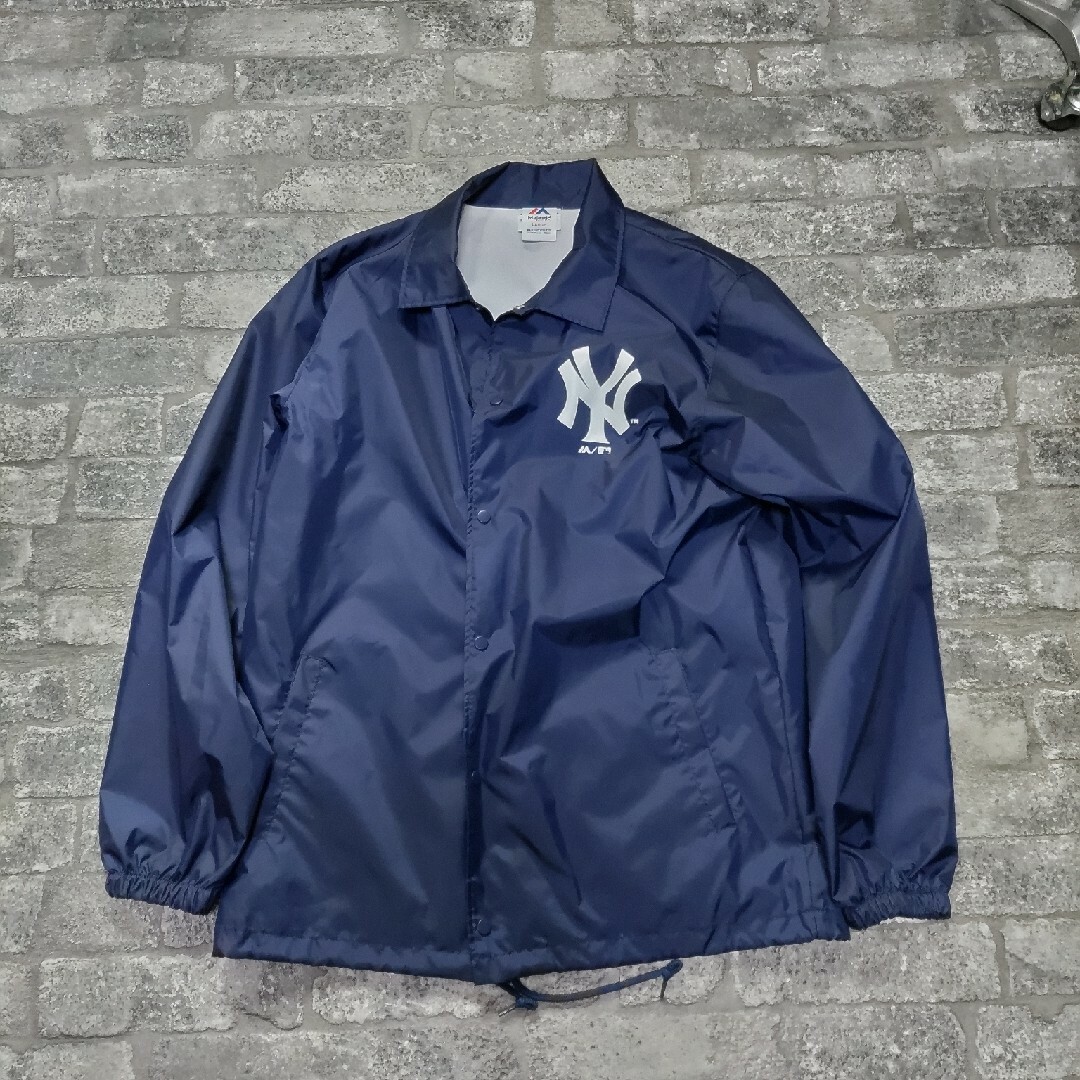 XL majestic Yankees コーチジャケット ヤンキース MLB