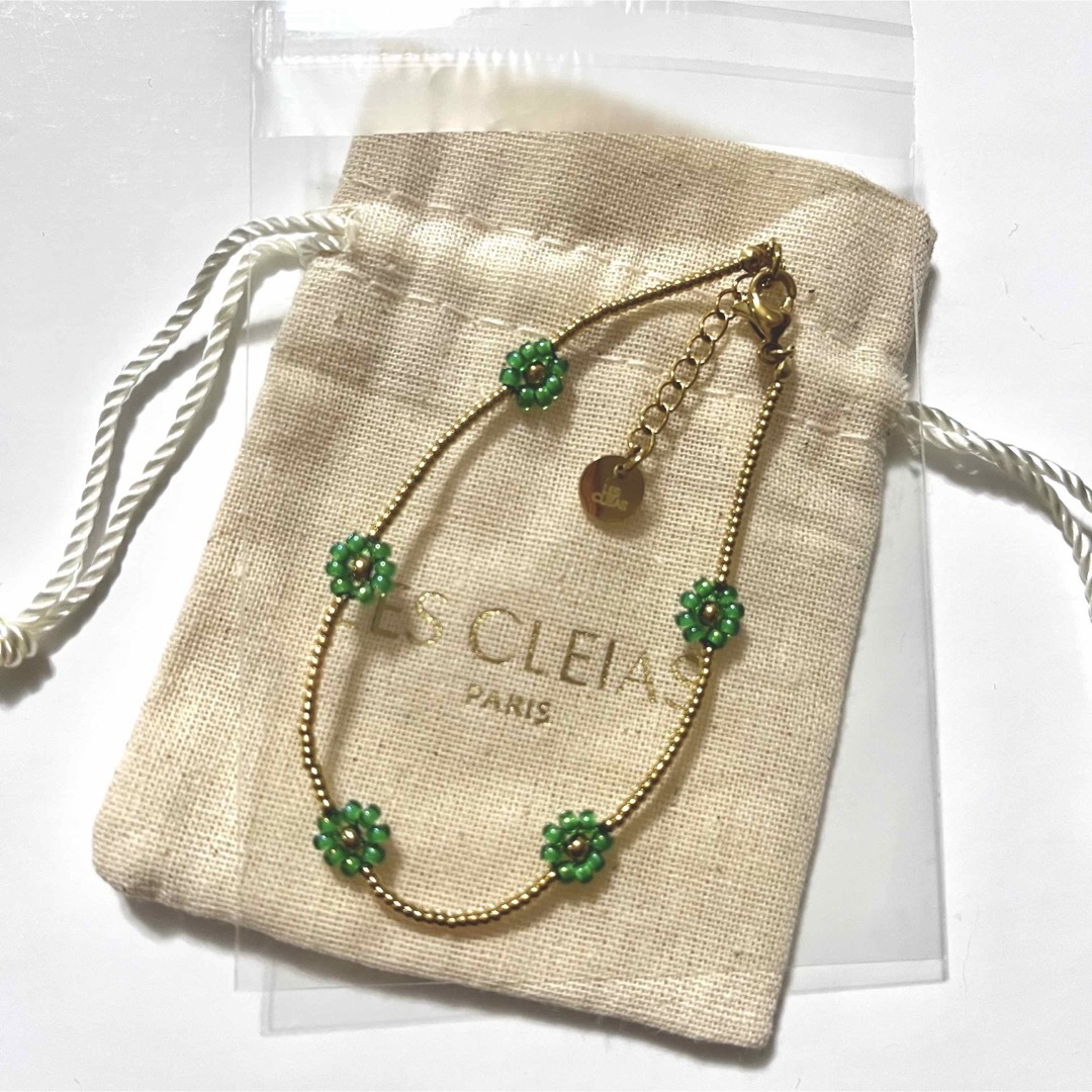BTS テテ着用 LES CLEIAS レ クレアス 花モチーフ ブレスレット-