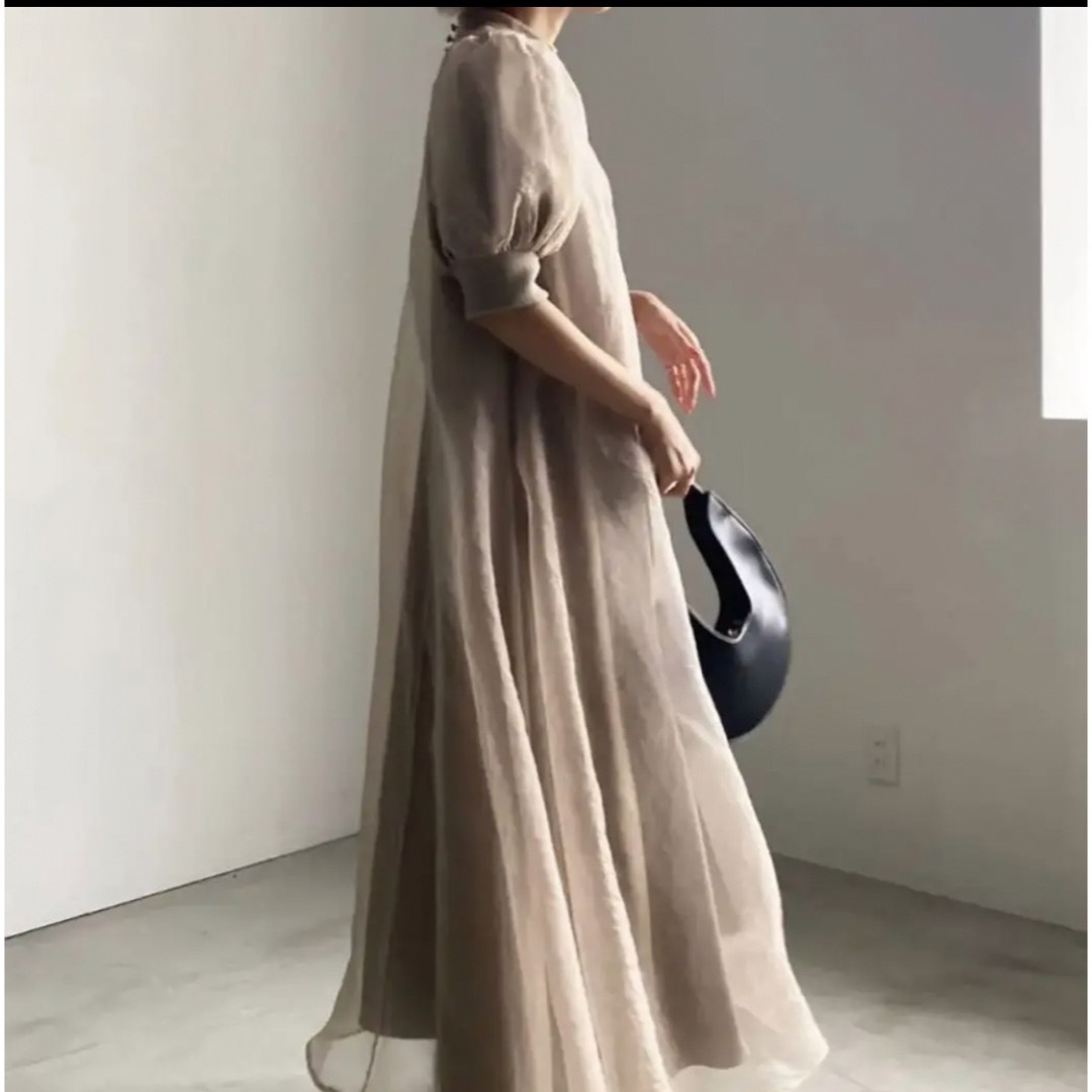 Ameri VINTAGE(アメリヴィンテージ)のAmeri Vintage MINIMAL MACARON DRESS  レディースのフォーマル/ドレス(ロングドレス)の商品写真