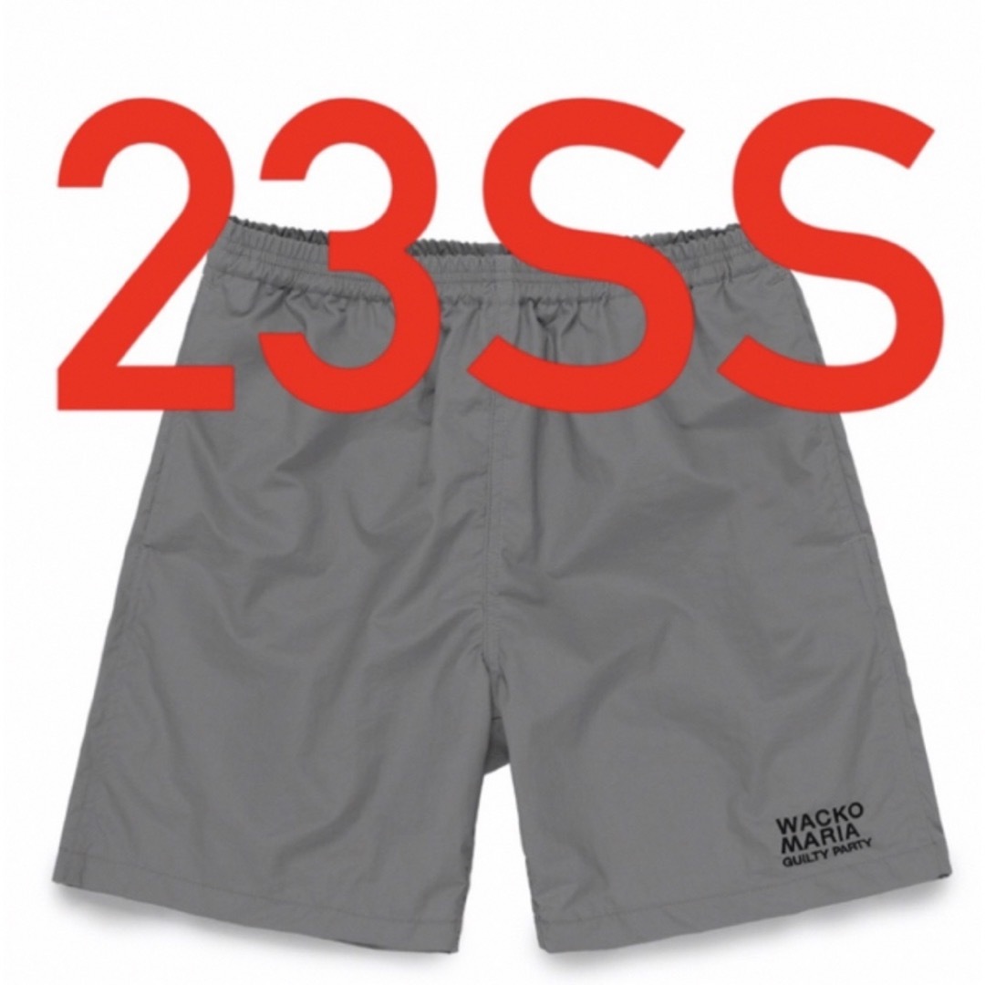 23ss WACKO MARIA BOARD SHORTS  グレーショートパンツ