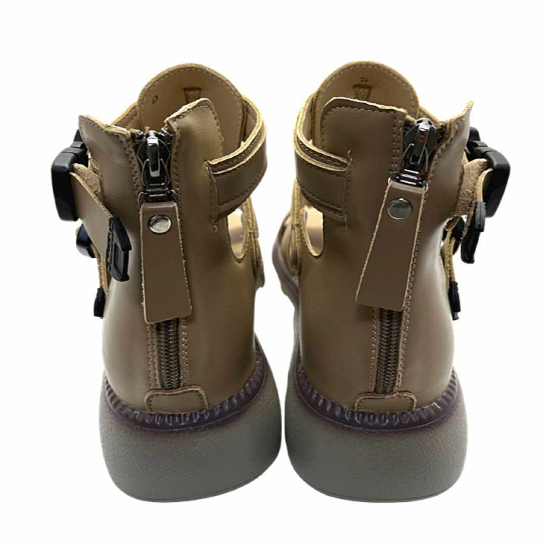 グルカサンダル　26ｃｍ　レディース　ベージュ　サイドバックル レディースの靴/シューズ(サンダル)の商品写真