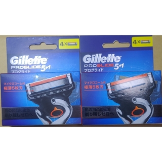 ジレット(Gillette)のジレット プログライド 替刃4個×2 Gillette(メンズシェーバー)