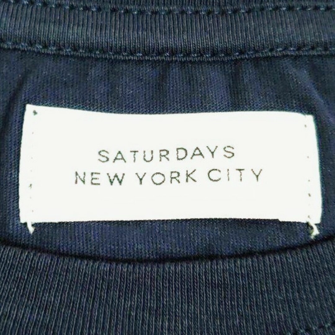 Saturdays NYC(サタデーズニューヨークシティ)の【S】サタデーズニューヨークシティ/半袖Tシャツ/Deco/ミッドナイト メンズのトップス(Tシャツ/カットソー(半袖/袖なし))の商品写真