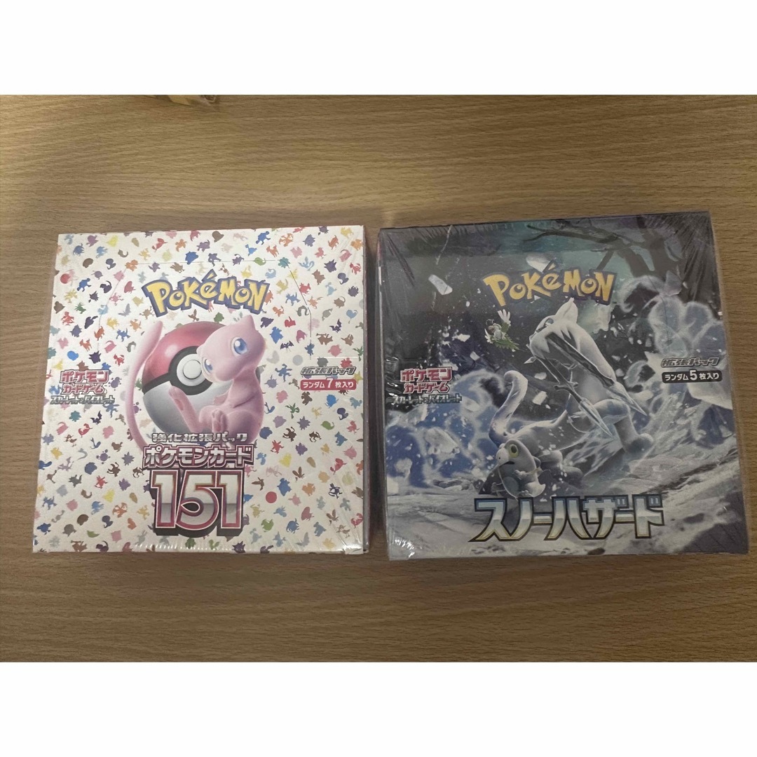 ポケモンカード151 スノーハザード シュリンク付き - Box/デッキ/パック