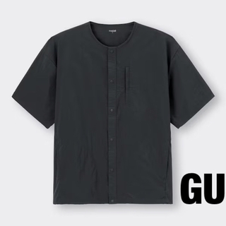 ジーユー(GU)のGU 新品　ノーカラーシャツ(シャツ)