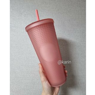 スターバックス(Starbucks)の韓国スタバ ★ ソフトピンクスタッズ 710ml(タンブラー)