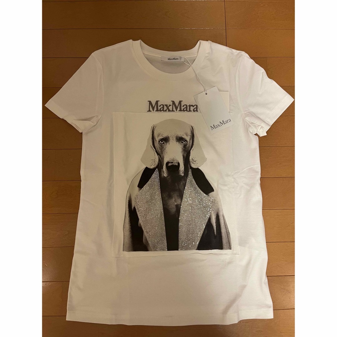 MaxMaraマックスマーラ DOG Tシャツ ホワイト XS DOGSTAR - www