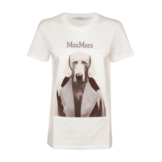 マックスマーラ(Max Mara)のMaxMaraマックスマーラ　DOG  Tシャツ　ホワイト　XS DOGSTAR(Tシャツ(半袖/袖なし))