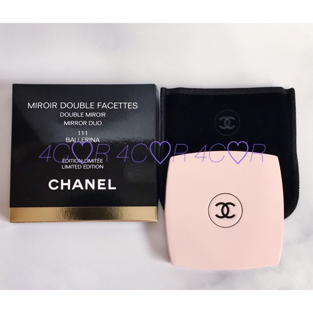 新品♥CHANEL♥111♥ミロワールドゥーブルファセットコンパクトダブルミラー 4