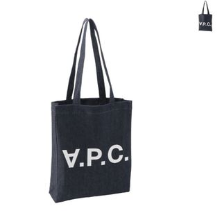 アーペーセー(A.P.C)のアー・ぺー・セー A.P.C. トートバッグ LAURE バーティカル バッグ デニム ショッピングバッグ 2023年秋冬新作 M61445 COCSX (トートバッグ)