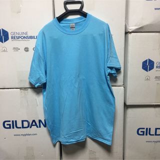 ギルタン(GILDAN)のGILDANギルダン☆半袖無地Tシャツ☆ポケット無し☆スカイブルー水色★XL(Tシャツ/カットソー(半袖/袖なし))