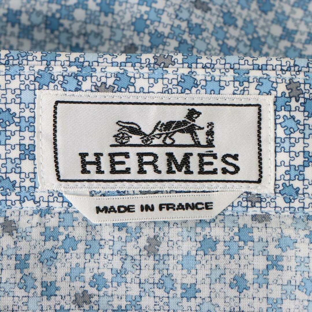 Hermes - エルメス コットン 42 ブルー メンズ その他トップスの通販 ...
