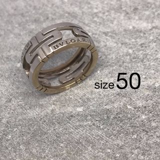 ブルガリ(BVLGARI)のブルガリ#50 パレンテシオープンリング　WG(リング(指輪))