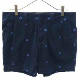 トミーヒルフィガー(TOMMY HILFIGER)のトミーヒルフィガー イカリ柄 ショートパンツ 6 ネイビー TOMMY HILFIGER メンズ 【中古】  【230719】(ワークパンツ/カーゴパンツ)