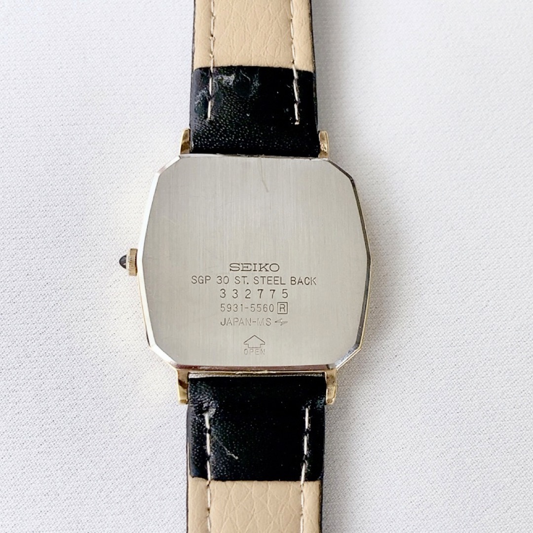 SEIKO Dolce  5931-5560メンズクォーツ腕時計　稼動品♪