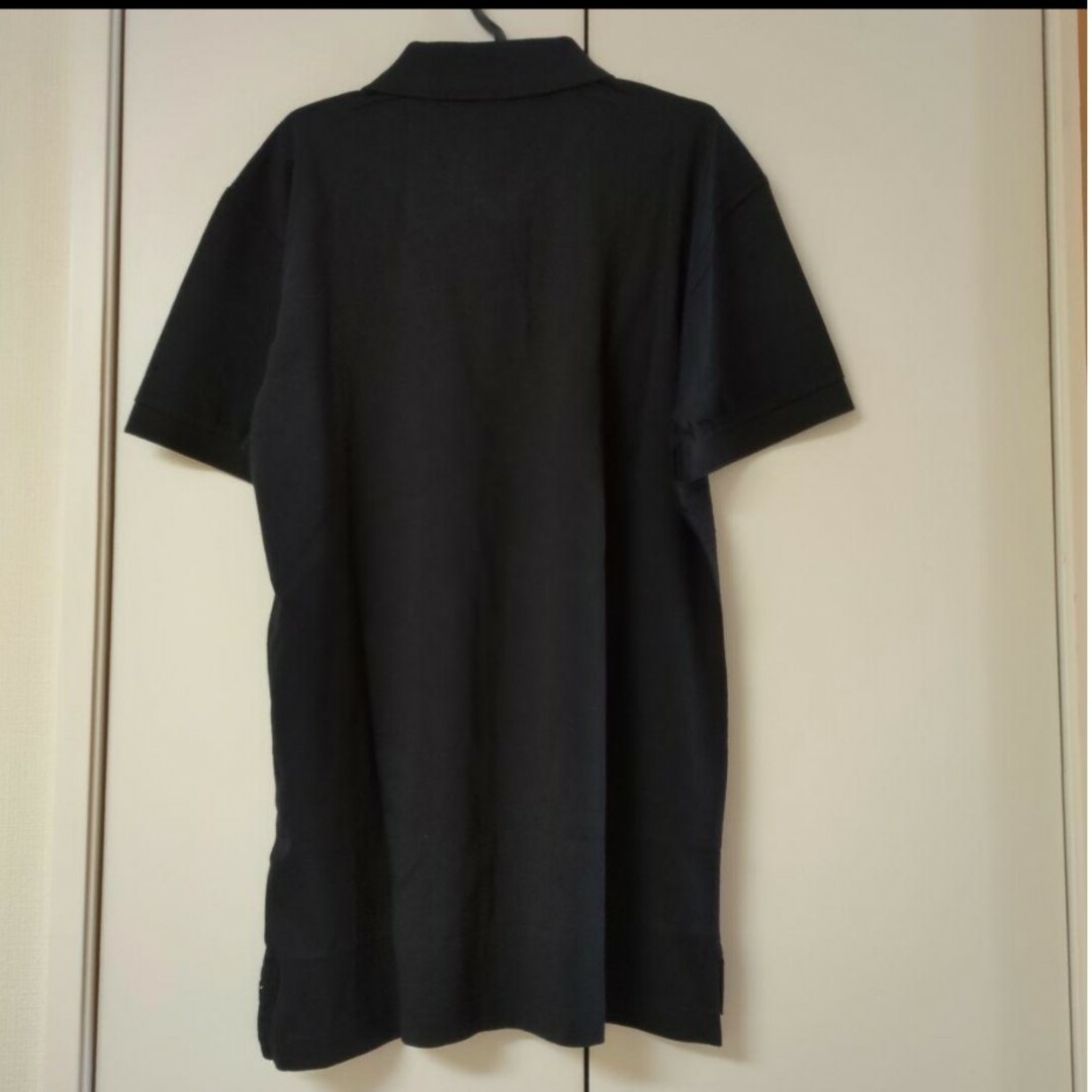 55DSL(フィフティーファイブディーエスエル)の新品 Ｌ BK ポロシャツ 55DSL ブラック メンズのトップス(ポロシャツ)の商品写真