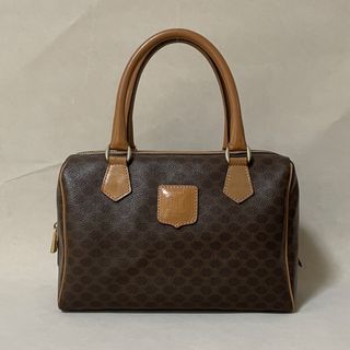 セリーヌ(celine)のCELINE セリーヌ　マカダム柄　ミニボストンバッグ　ハンドバッグ(ボストンバッグ)