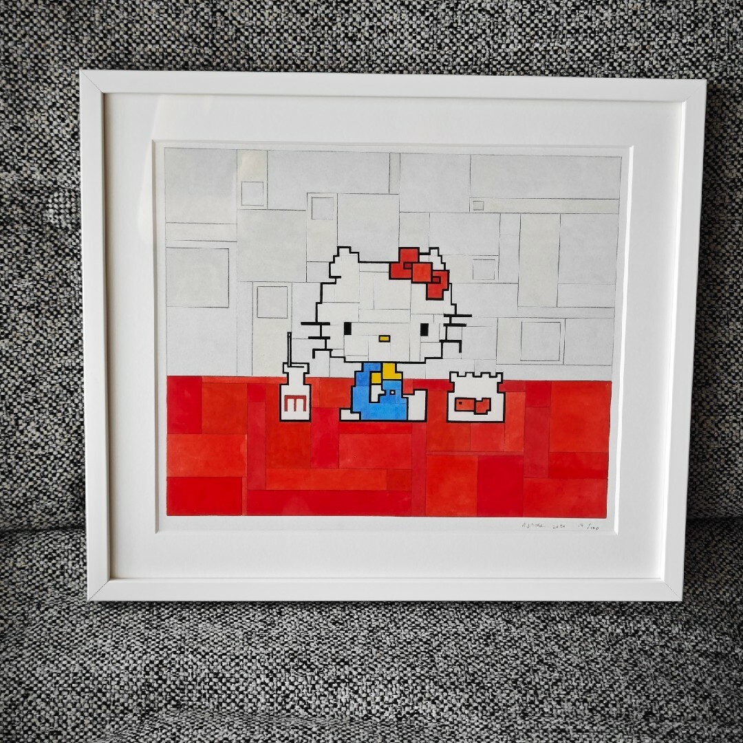 Adam ListerHello Kitty　エディション付き版画254×305cmエデション