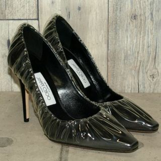 ジミーチュウ(JIMMY CHOO)の未使用・ジミーチュウ×オフ-ホワイト　コラボパンプス◇37サイズ 125,000(ハイヒール/パンプス)