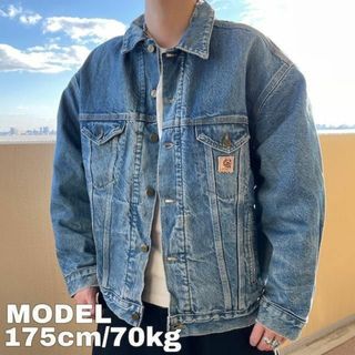 カーハート ジャケット/アウター(メンズ)(ブルー・ネイビー/青色系