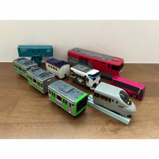 タカラトミーアーツ(T-ARTS)のカプセルプラレール☆オマケ付き車両セット(鉄道模型)