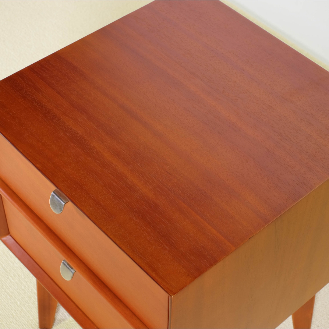 ① 新品 サイドテーブル 北欧 収納 テーブル 小物入れ リビング収納 天然木