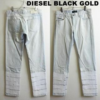 ディーゼルブラックゴールド(DIESEL BLACK GOLD)の良品★　ディーゼルブラックゴールド　PAPRYL-A　W84cm　テープデザイン(デニム/ジーンズ)