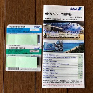 エーエヌエー(ゼンニッポンクウユ)(ANA(全日本空輸))のANA株主優待券　2枚、冊子1冊(その他)