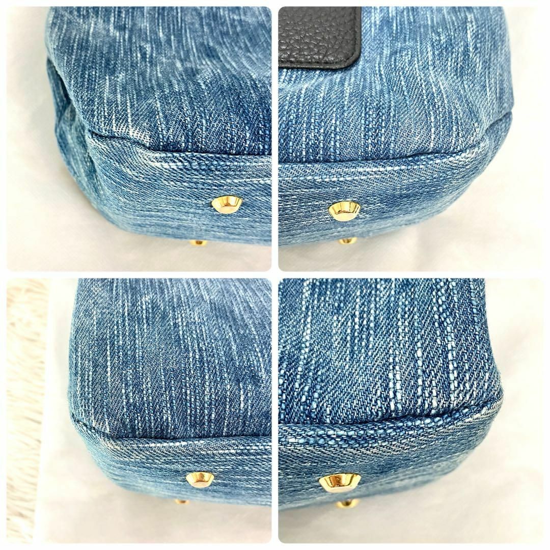 ATAO - 美品 アタオ エルヴィ デニム ショルダーバッグ 2WAY 保存袋