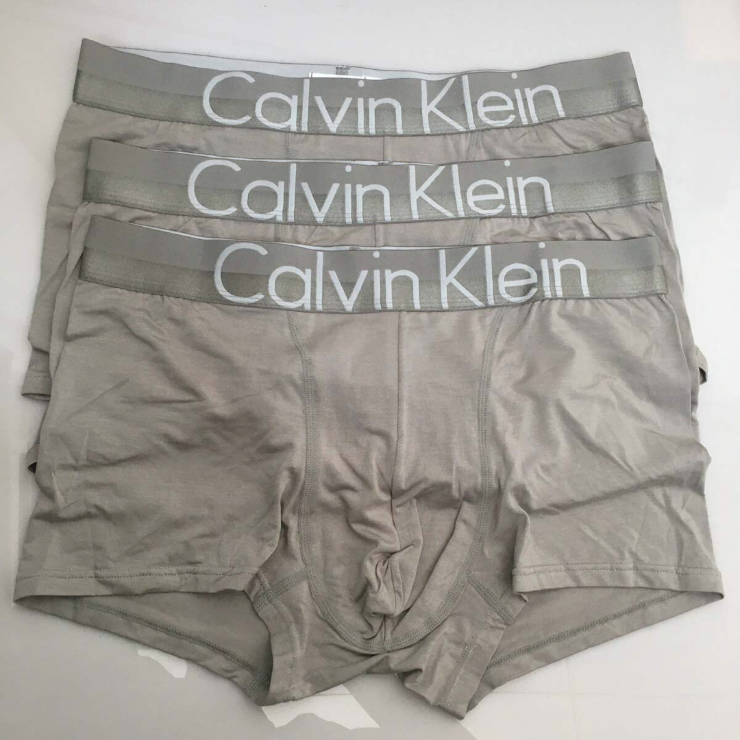 Calvin Klein(カルバンクライン)のカルバンクライン メンズ　ボクサーパンツ　ライトグレー　S メンズのアンダーウェア(ボクサーパンツ)の商品写真