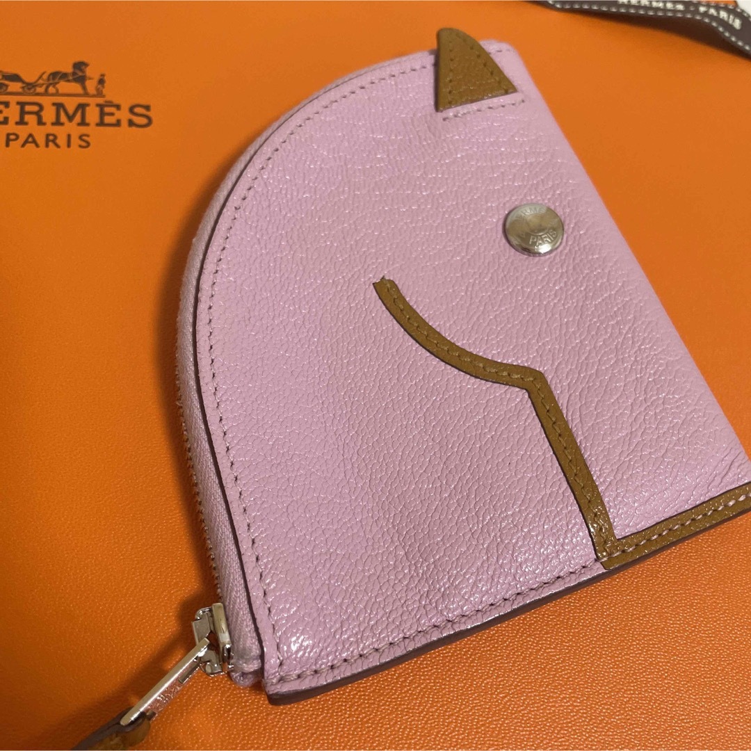 Hermes(エルメス)の★美品　HERMES　エルメス　パドック コインカードケース　ピンク　財布　馬 レディースのファッション小物(コインケース)の商品写真