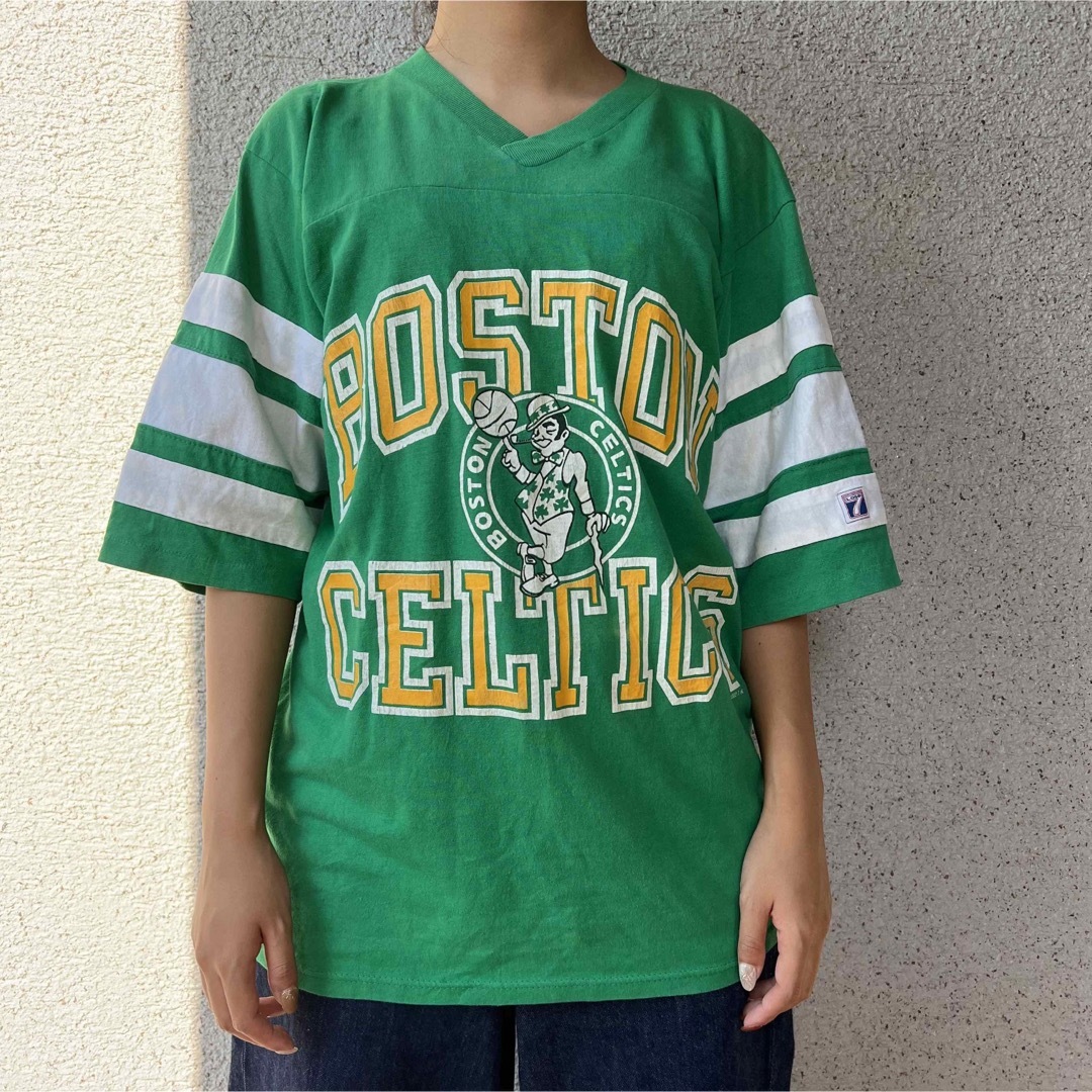 11111円 Boston プリント Tシャツ LOGO ヴィンテージ 7 Celtics