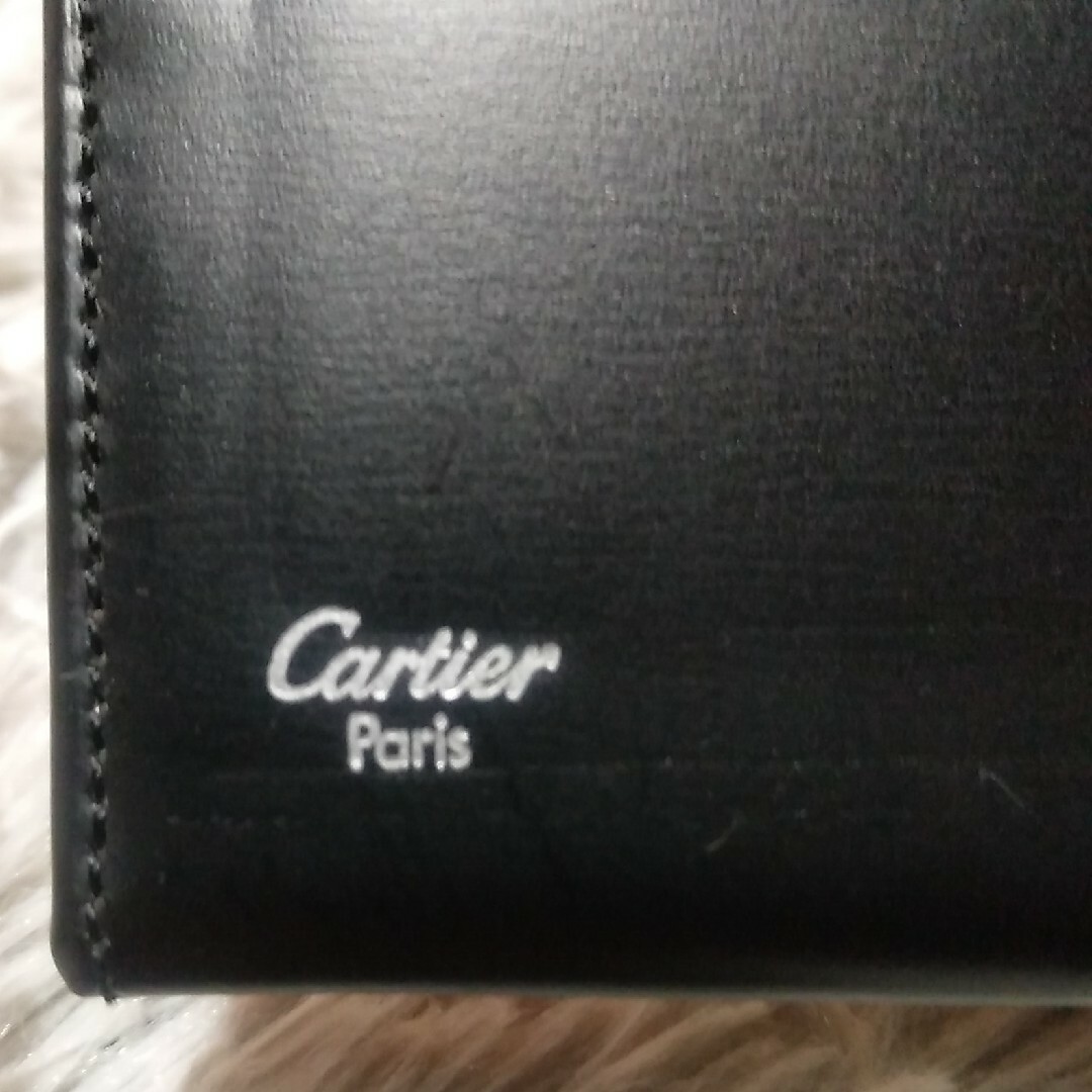 Cartier - 【美品】Cartier 名刺入れ カードケース パシャ ロゴ レザー